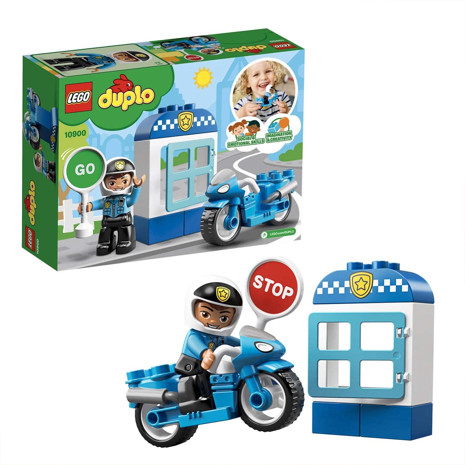 LEGO Duplo - Polizeimotorrad mit Polizist