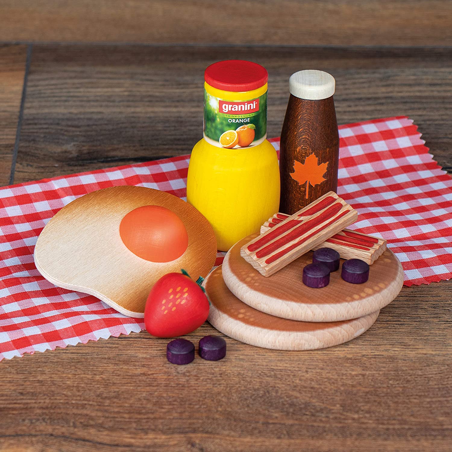 ERZI American Breakfast aus Holz, 13-tlg.