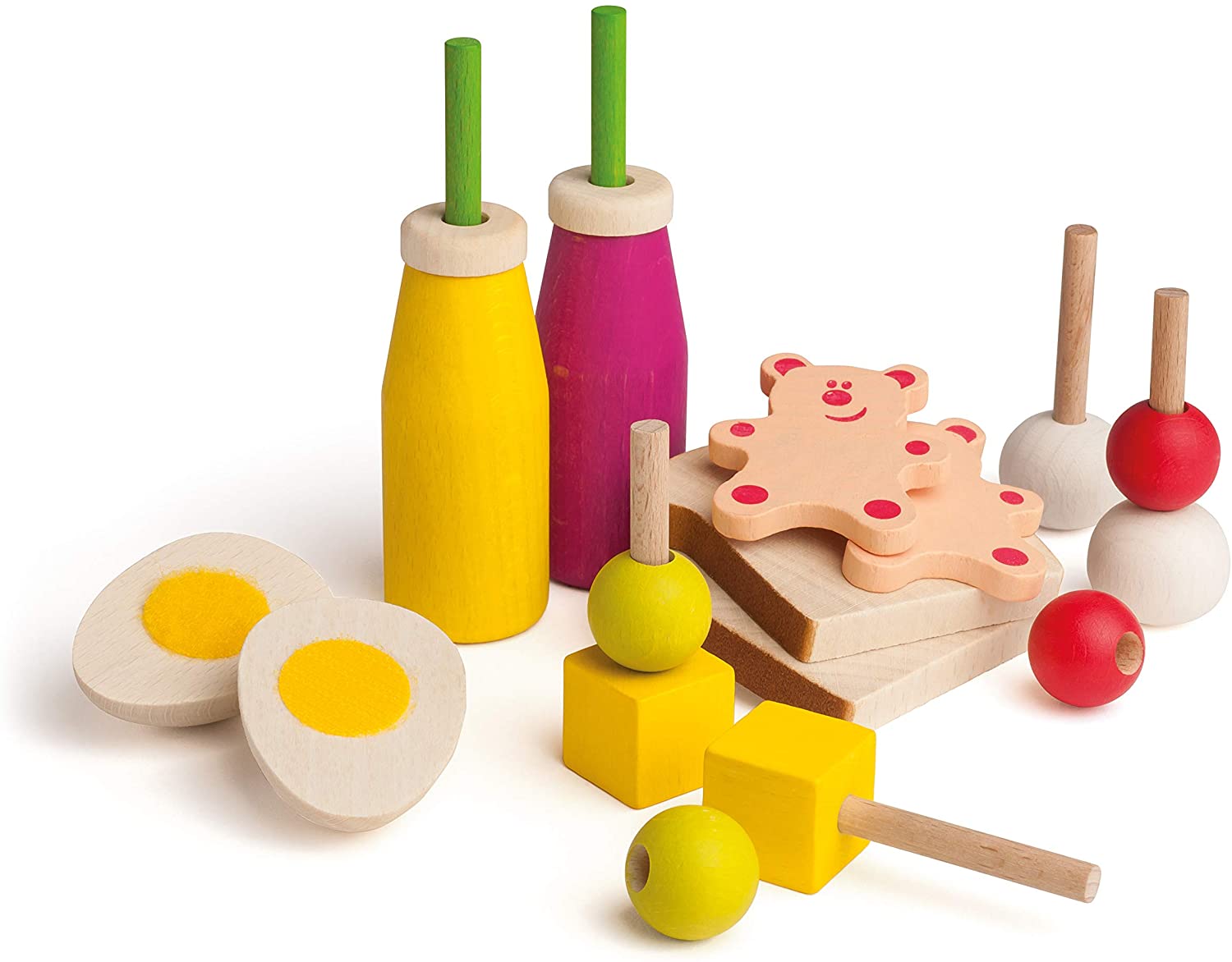 ERZI Picknick aus Holz, 18-tlg.
