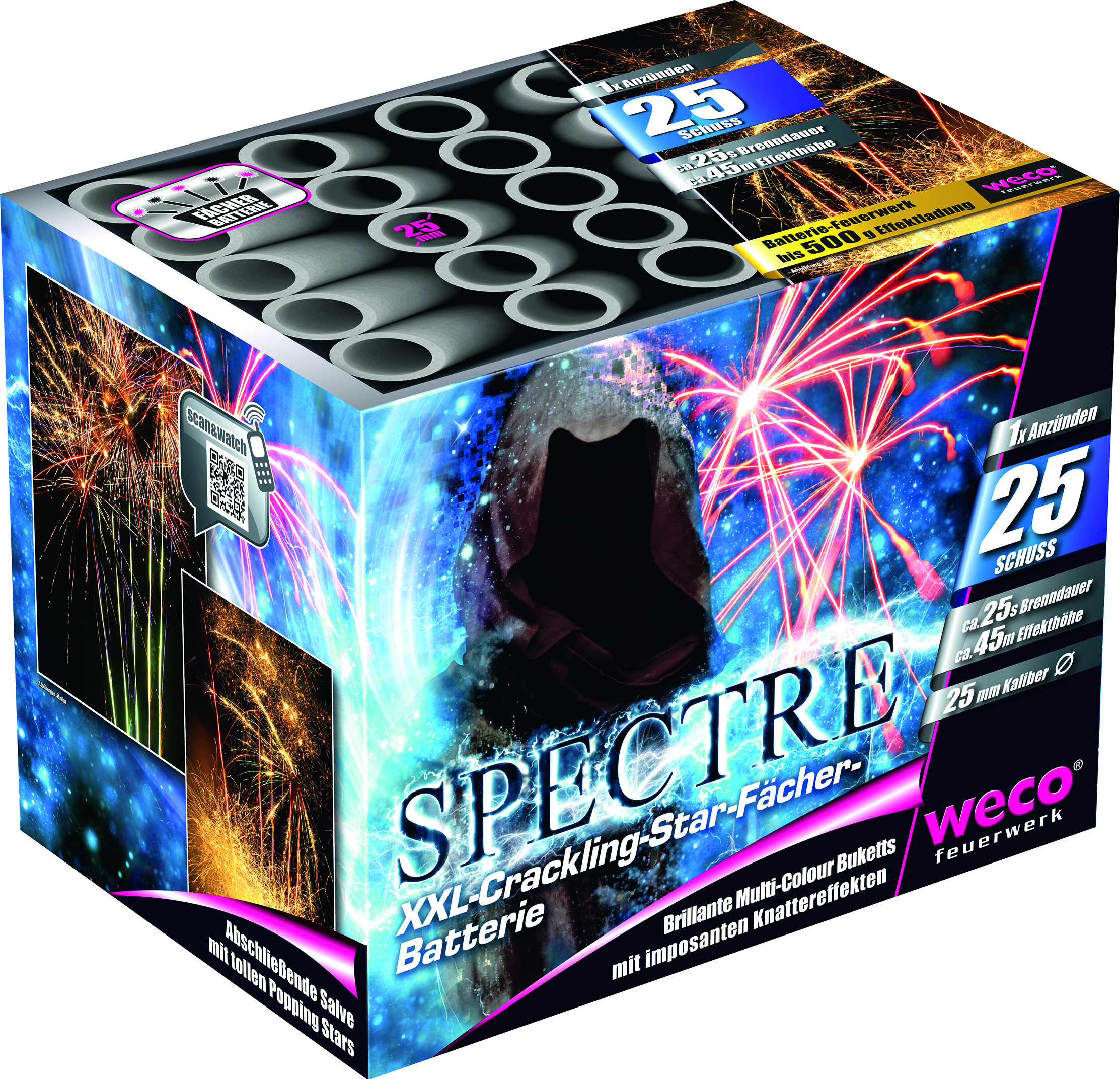 Spectre 25 Schuss Batterie