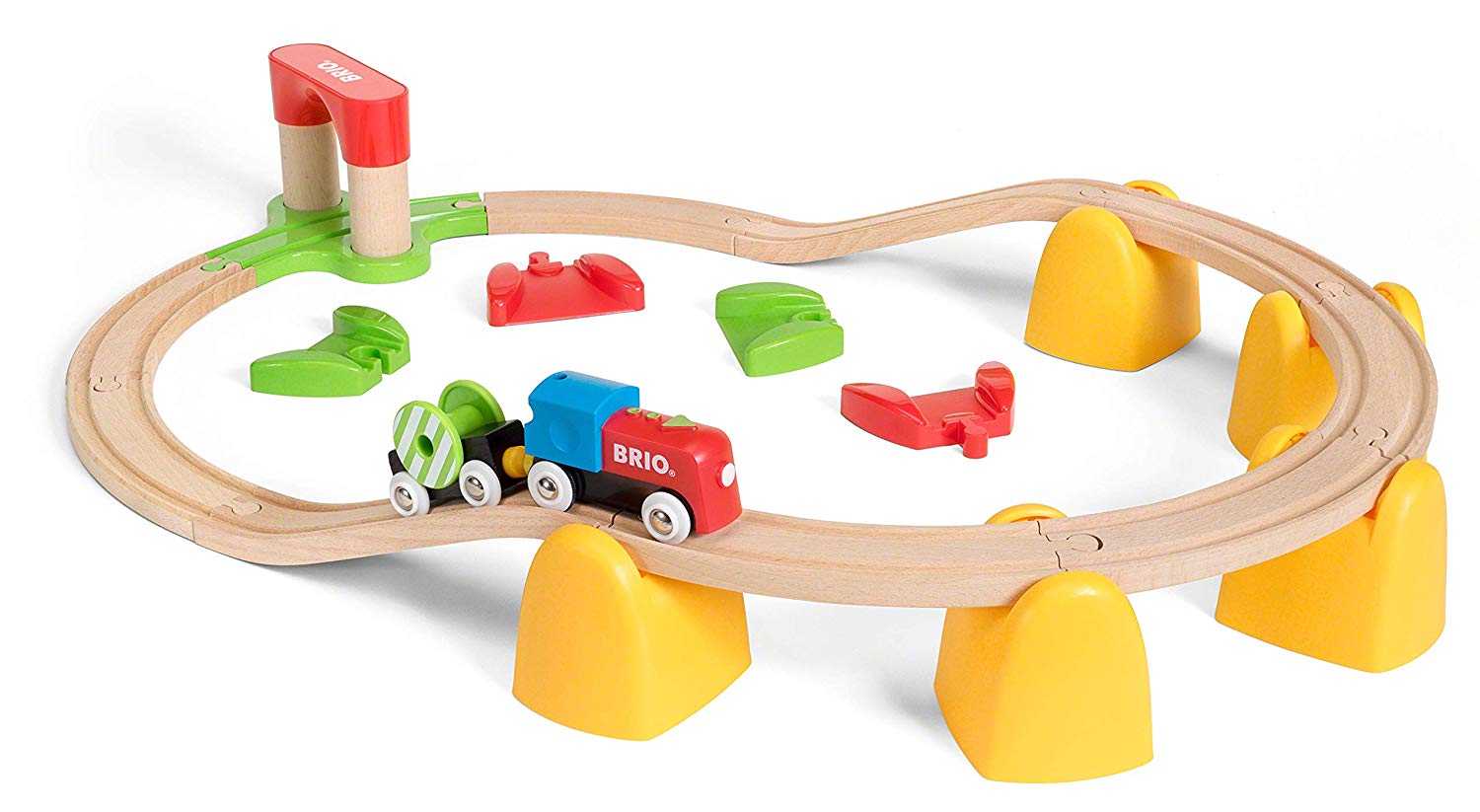 BRIO World - Mein erstes Bahn Set mit Batterielok, bunt