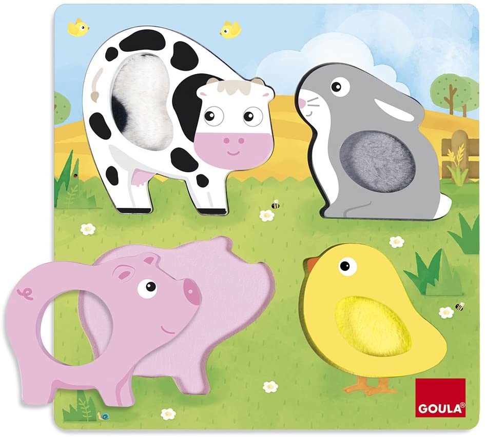 Fühlpuzzle Bauernhoftiere 4-tlg