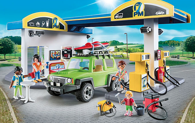 Playmobil City Life - Große Tankstelle