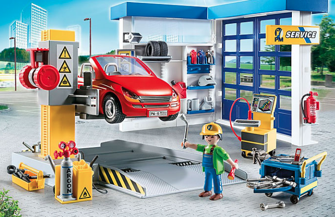 Playmobil City Life - Autowerkstatt