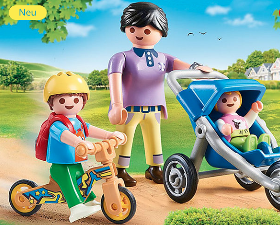 Playmobil City Life - Mama mit Kindern