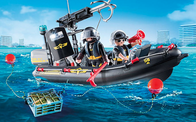 Playmobil City Action - SEK-Schlauchboot