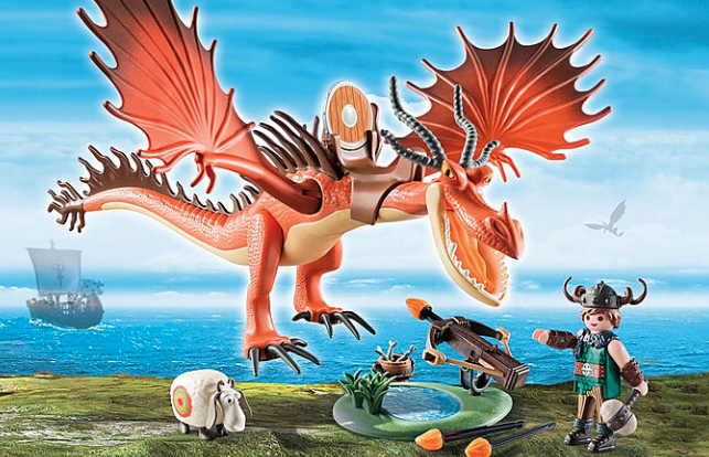 Playmobil Dragons - Rotzbakke und Hakenzahn