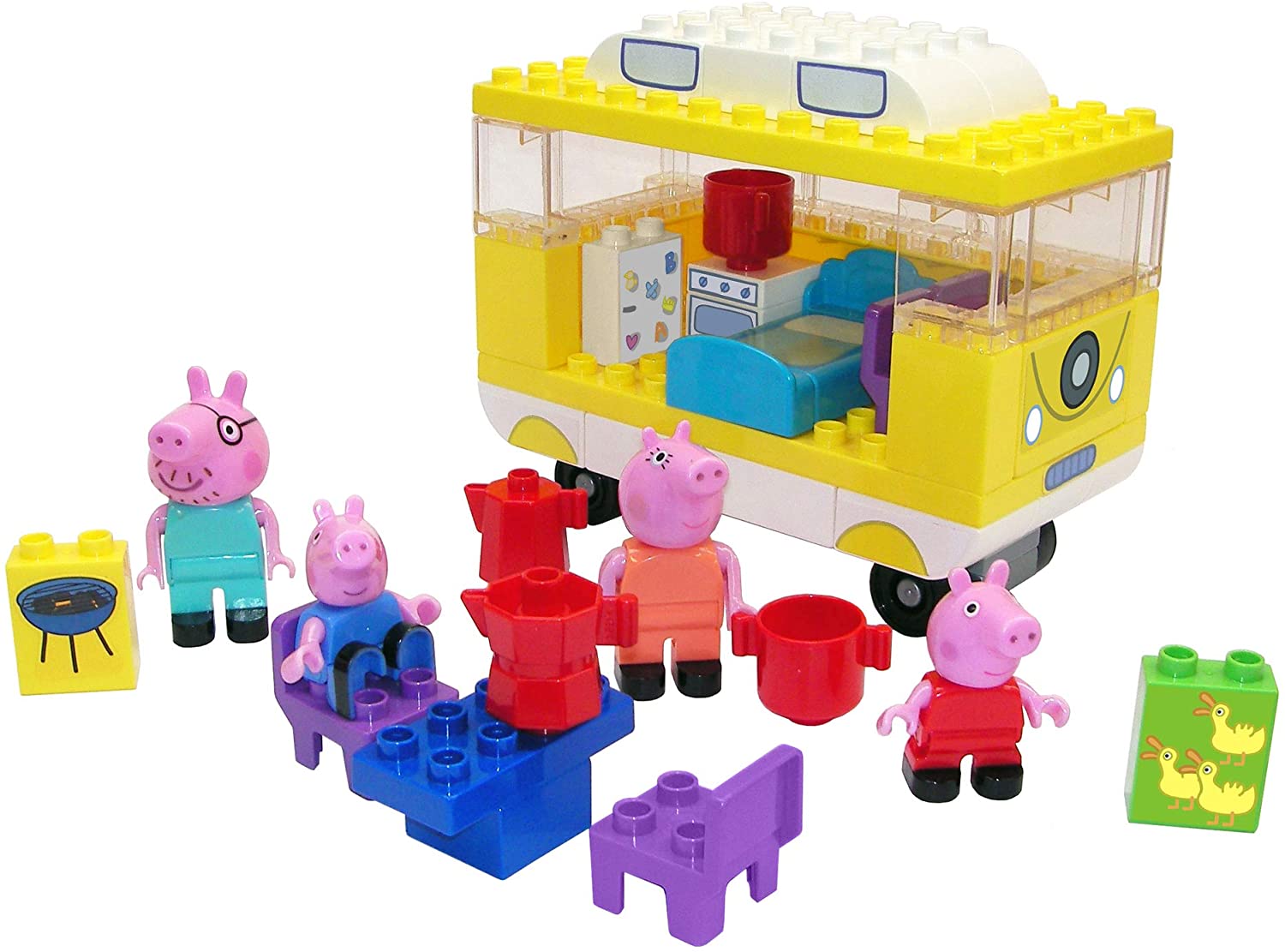 BIG-Bloxx Peppa Pig Camper, 54 Teile