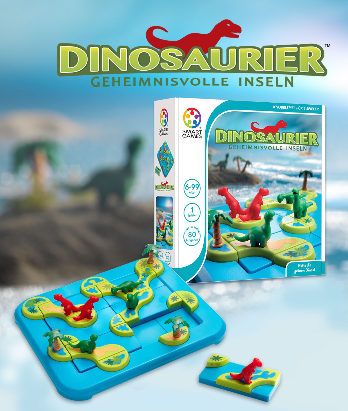SmartGames - Dinosaurier - Geheimnisvolle Inseln