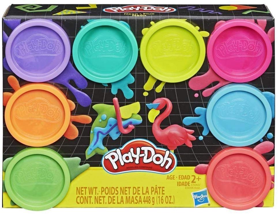 Play-Doh 8er-Pack in 8 Neonfarben