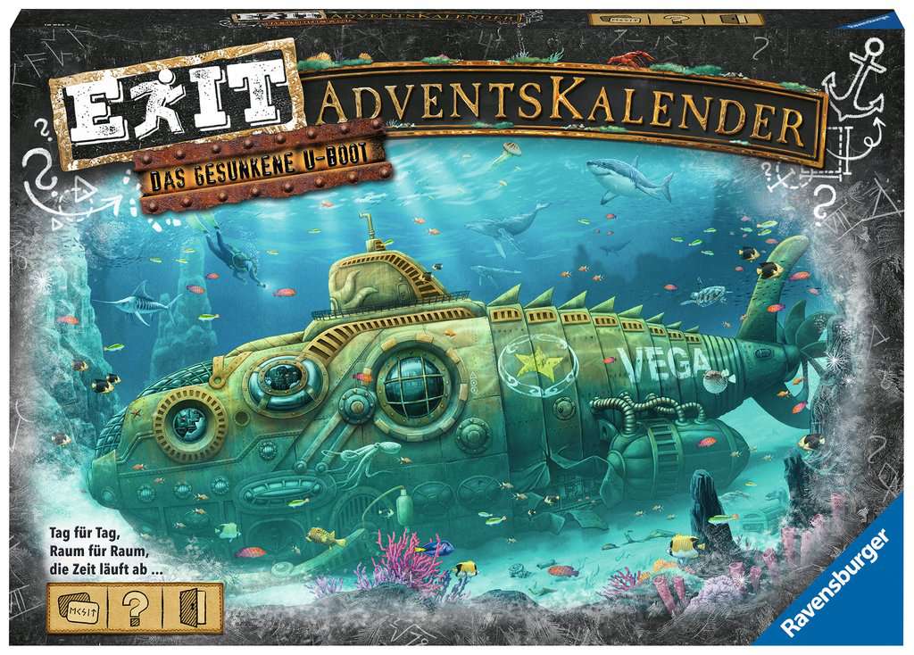 EXIT Adventskalender - Das gesunkene U-Boot