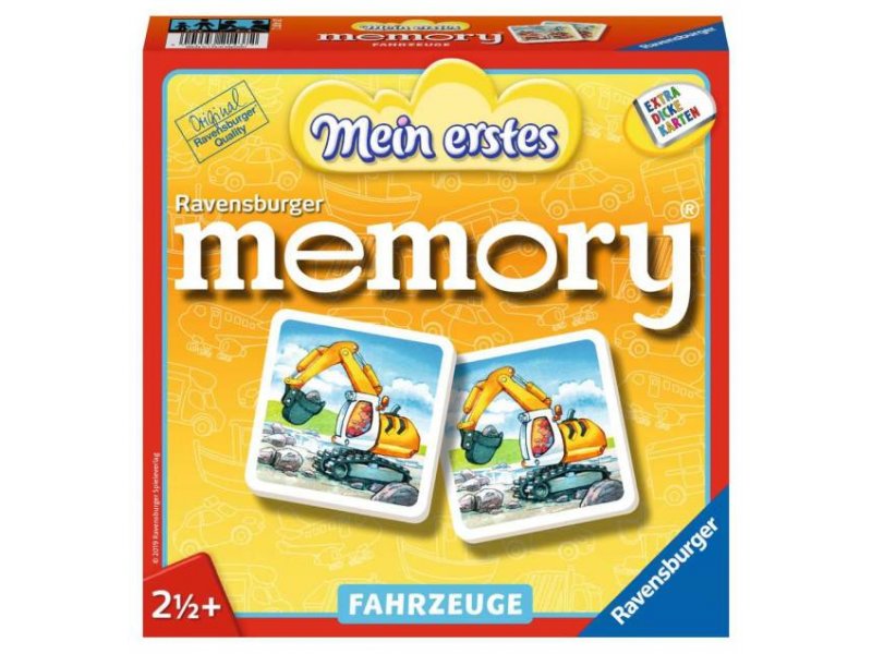 Mein erstes Memory - Fahrzeuge 2 1/2+