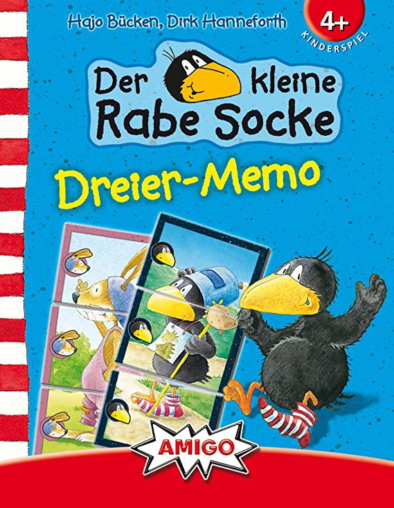 Amigo - Der kleine Rabe Socke - Dreier Memo 4+