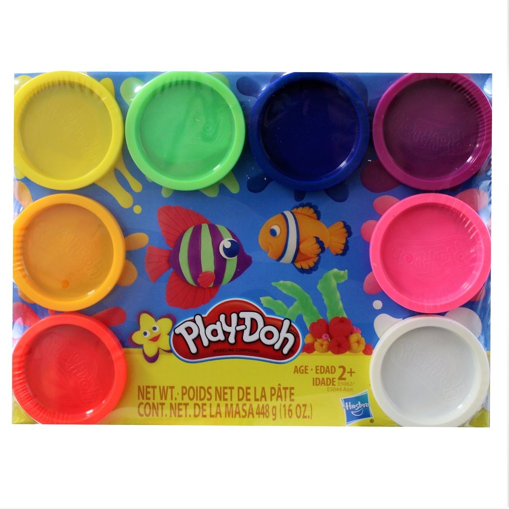 Play-Doh 8er-Pack in 8 Regenbogenfarben