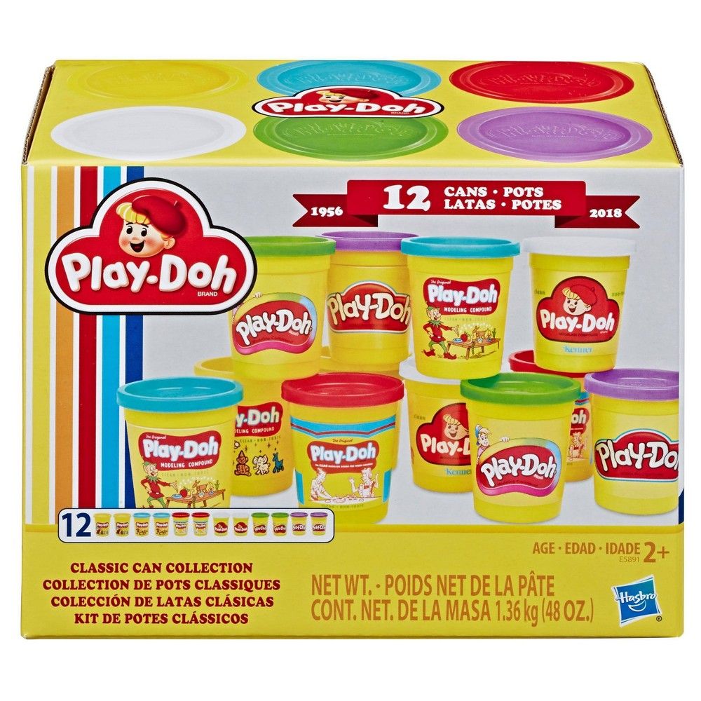 Play Doh Nostalgie Dosen 12er Packung