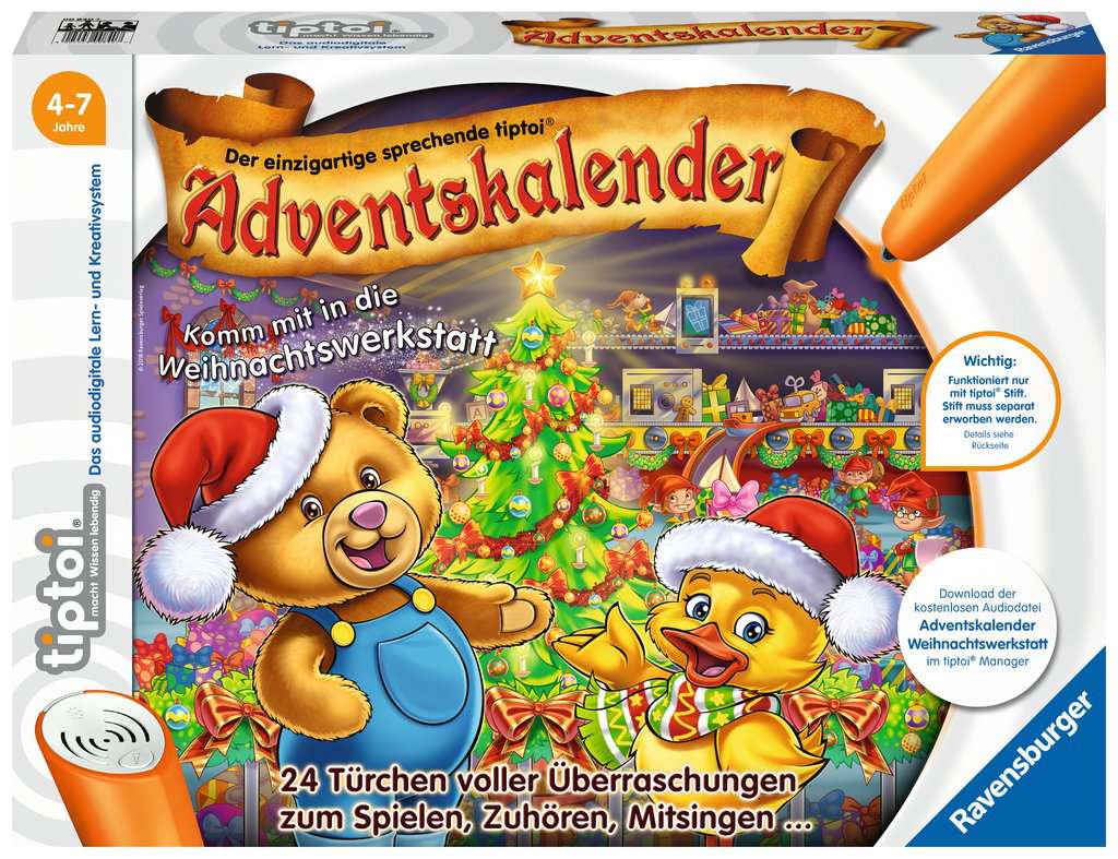 tiptoi® Adventskalender - die Weihnachtswerkstatt