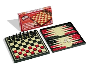 Schach, Dame, Backgammon